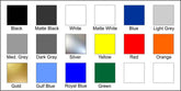 Lotus Elise Triple Stripe Vinyl Decals